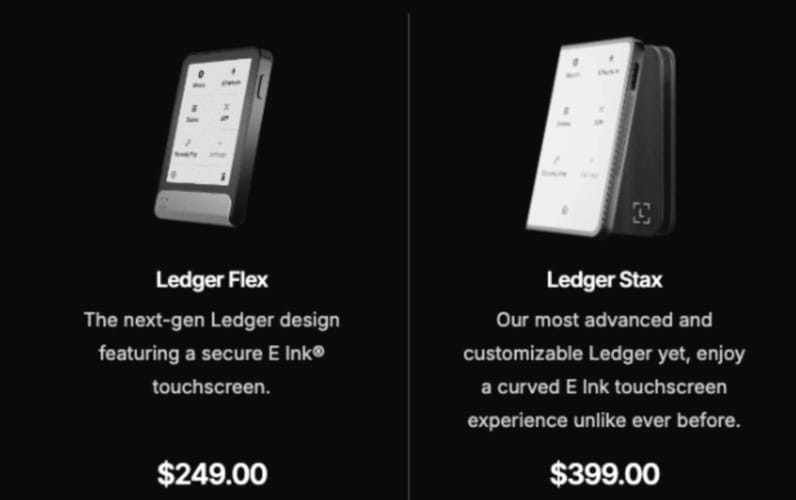 哪个冷钱包更值得投资？对比Ledger Stax与Ledger Flex冷钱包
